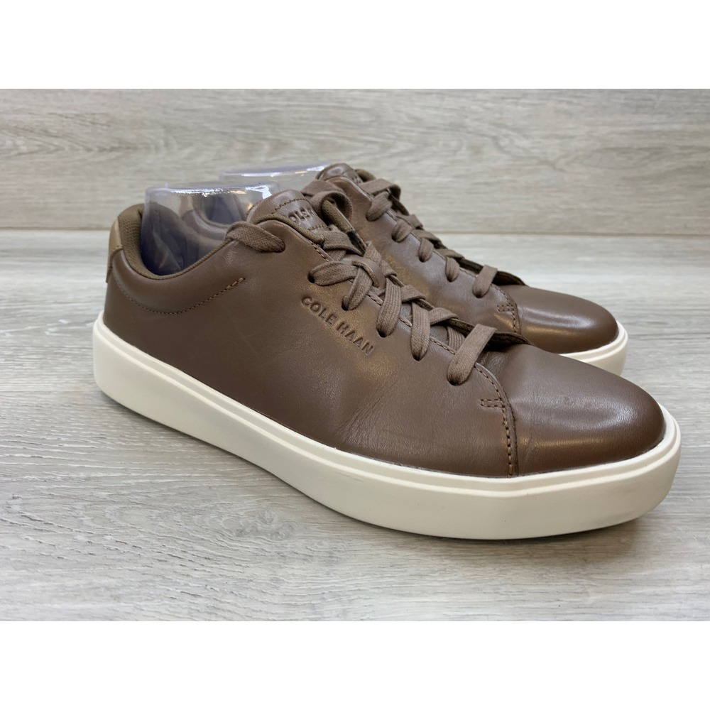 Cole Haan Grand Crosscourt II Brown Leather Sneakers C39355 Men's 8.5 Shoes